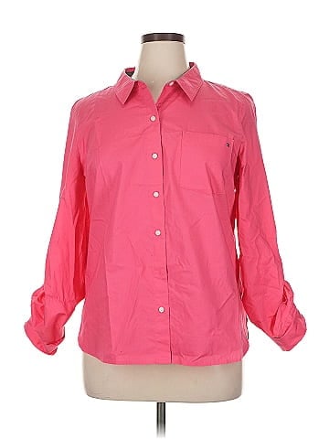 Tommy Hilfiger 3/4 Sleeve Button-Down Shirt (view 1)