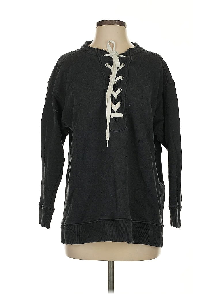 Pre-owned Aerie Sweatshirt In Black