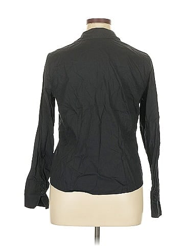 AK Anne Klein 3/4 Sleeve Button-Down Shirt (view 2)