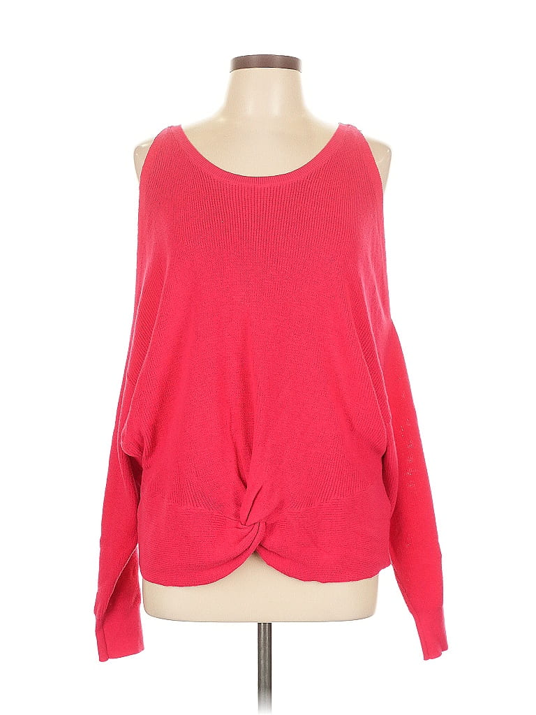 Pre-owned Express Outlet Pullover Sweater In Red