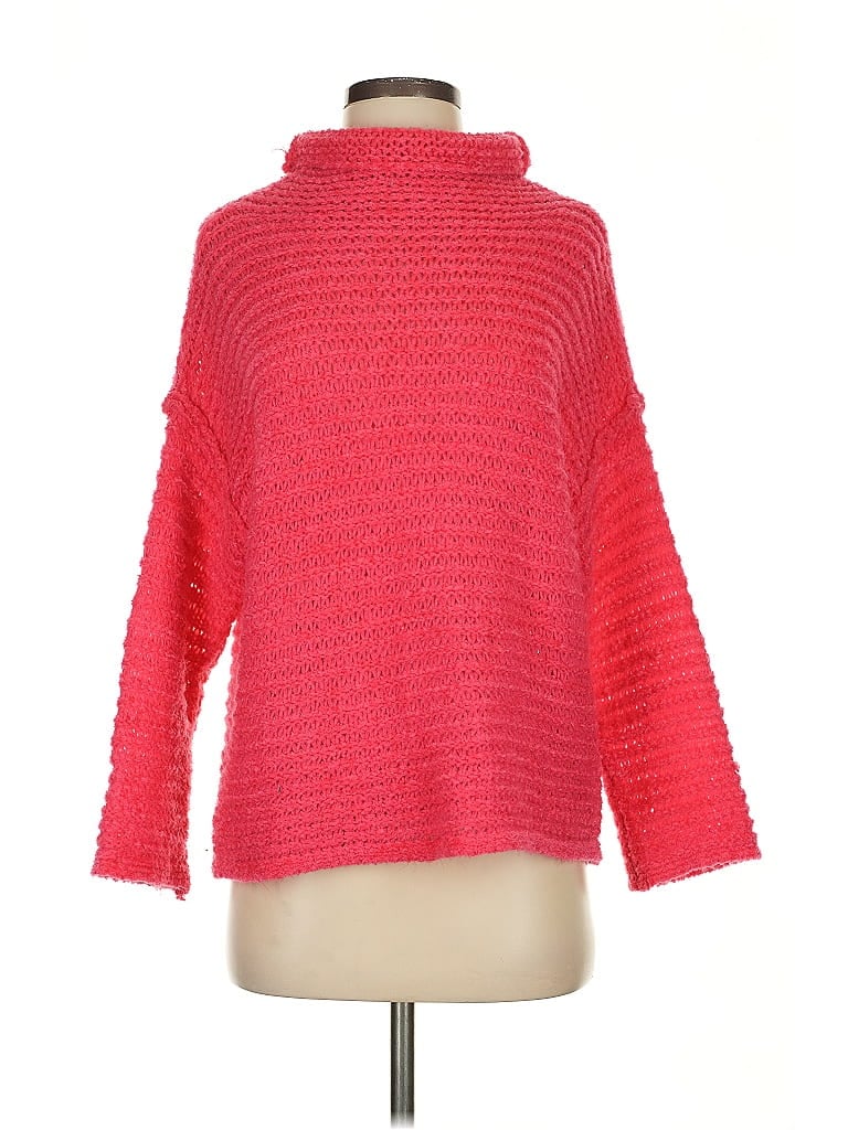 Pre-owned Aerie Turtleneck Sweater In Red