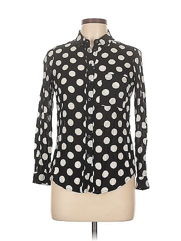 New Look 3/4 Sleeve Button-Down Shirt (view 1)