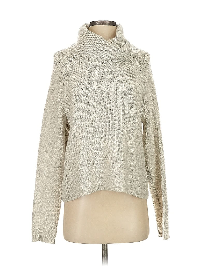 Pre-owned Banana Republic Turtleneck Sweater In Gray