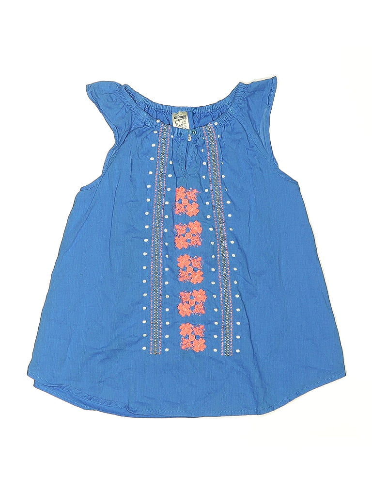 Pre-owned Oshkosh B'gosh Kids' Sleeveless Blouse In Blue