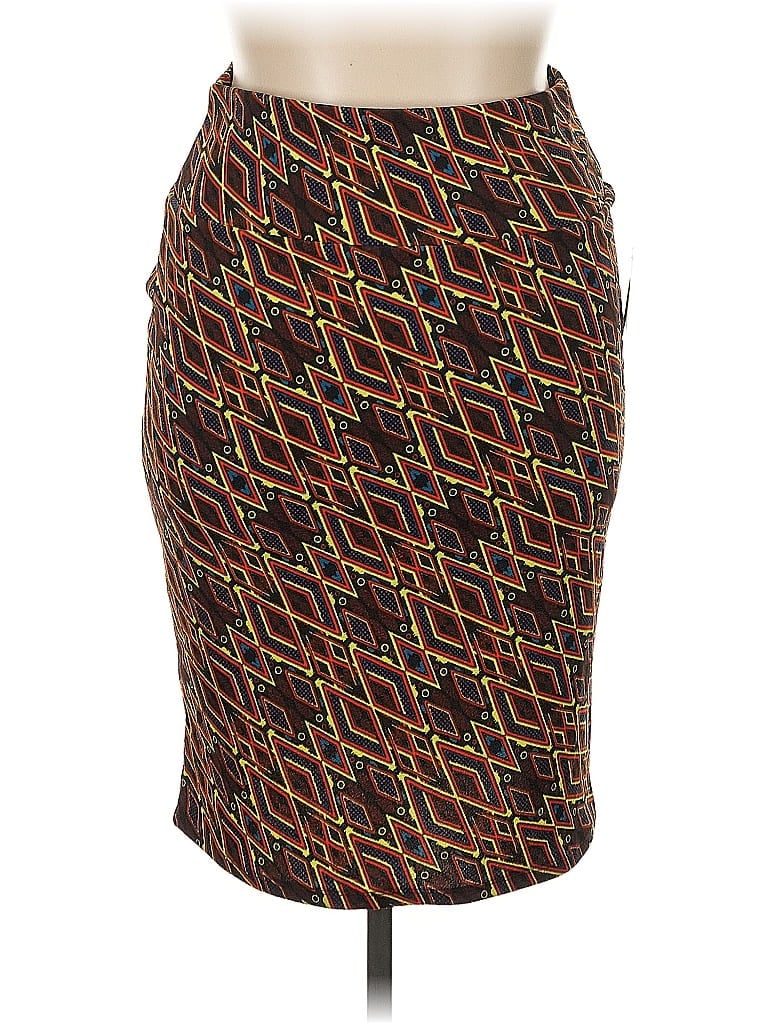 Lularoe Casual Skirt In Brown
