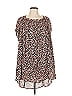VICI 100% Rayon Brown 3/4 Sleeve Blouse Size L - photo 1