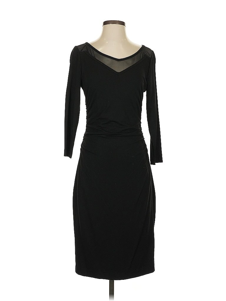 Pre-owned Caché Cocktail Dress In Black