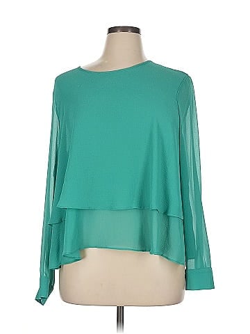 Ellen Tracy Long Sleeve Blouse (view 1)