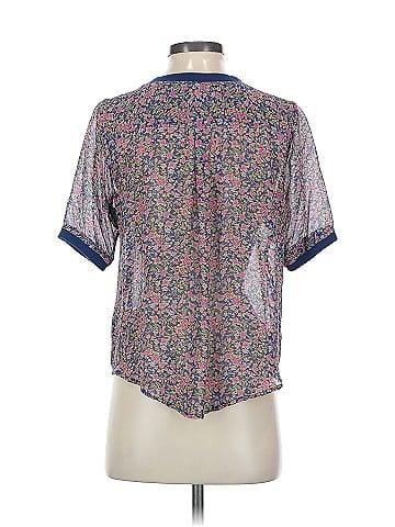 One Fine Day Short Sleeve Silk Top (view 2)