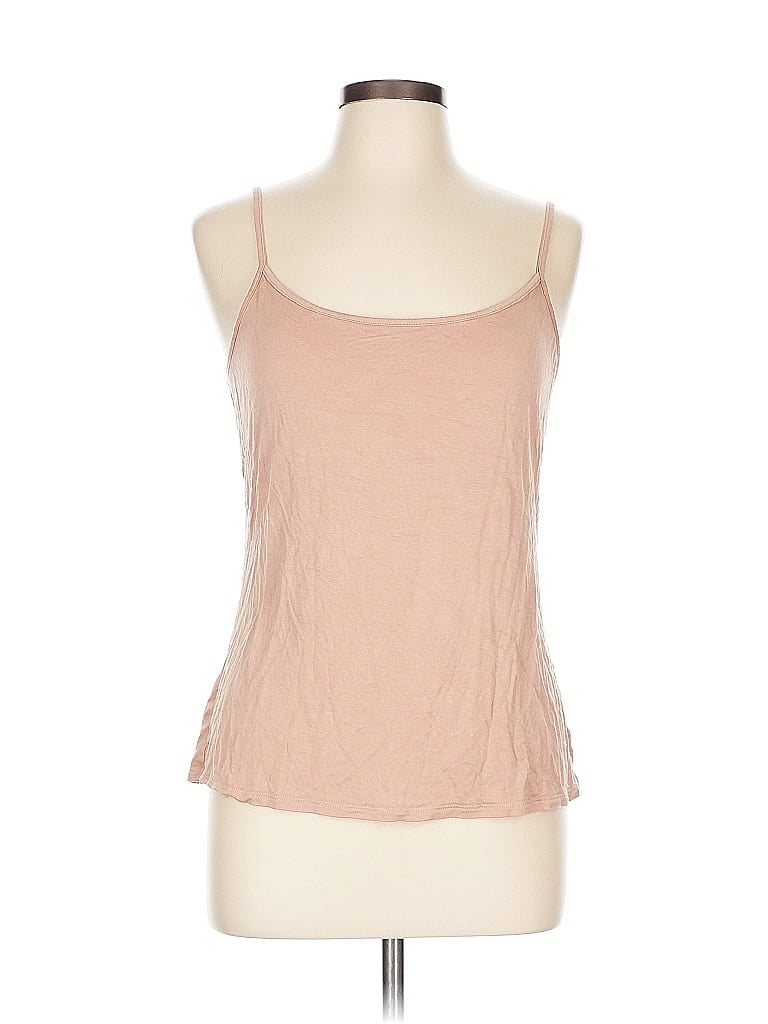 Pre-owned The Limited Tank Top Tan Strapless Neckline Tops In Brown