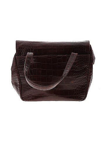 Gianni Versace Vintage Crocodile Embossed Leather Shoulder Bag (view 2)