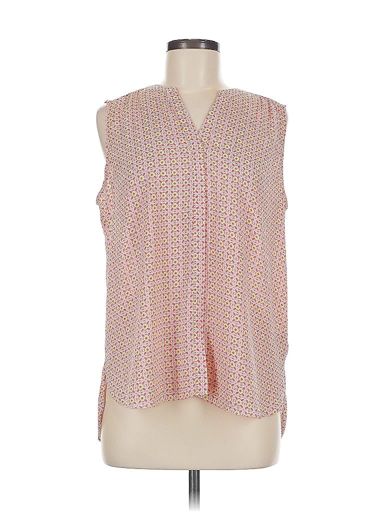 Pre-owned Nydj Sleeveless Blouse In Pink