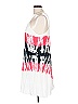 Peach Love Cream California 100% Rayon Tie-dye White Casual Dress Size L - photo 5