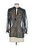 Paige Gray 3/4 Sleeve Blouse Size XS - photo 1