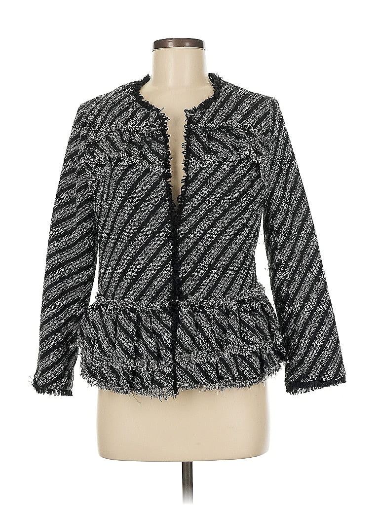 Pre-owned Ann Taylor Jacket In Gray