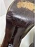 Prada 100% Leather Gray Green  Leather Embellished Mule/Clog Size EU 37 1/2 - photo 7