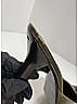 Prada 100% Leather Gray Green  Leather Embellished Mule/Clog Size EU 37 1/2 - photo 4