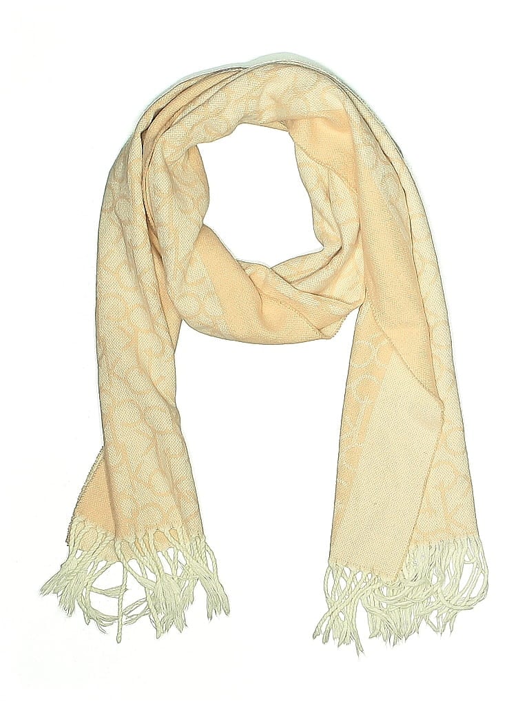 Pre-owned Calvin Klein Scarf In Orange