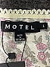 Motel 100% Viscose Floral Ivory Tan Casual Skirt Size L - photo 4
