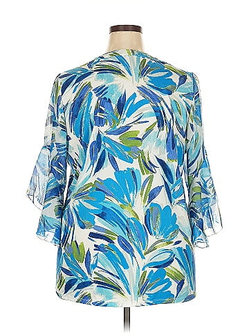 Perseption Concept 3/4 Sleeve Blouse (view 2)