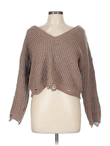 Pink Rose Pullover Sweater (view 1)