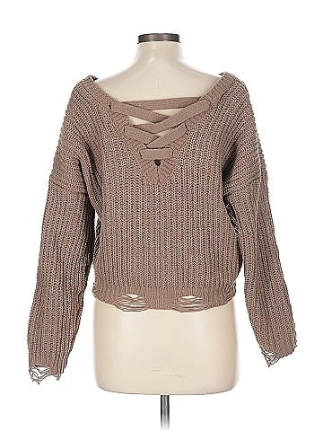 Pink Rose Pullover Sweater (view 2)