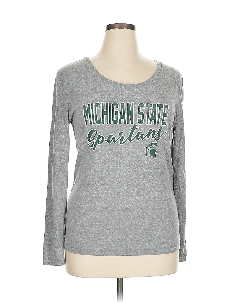 Colosseum Athletics Gray Long Sleeve T-Shirt Size XL - photo 1