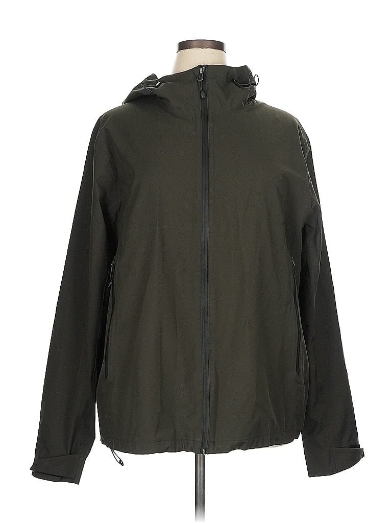 Pre-owned C9 By Champion Zip Up Hoodie In Green