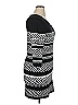 Pink Rose Chevron-herringbone Black Casual Dress Size XL - photo 4