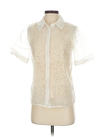 Forever That Girl for Anthropologie Short Sleeve Blouse (view 1)