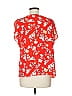 Adrienne Vittadini 100% Polyester Red Short Sleeve Blouse Size M - photo 2