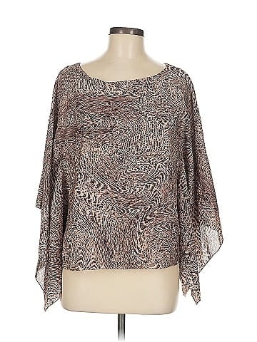 Alice + Olivia 3/4 Sleeve Silk Top (view 1)