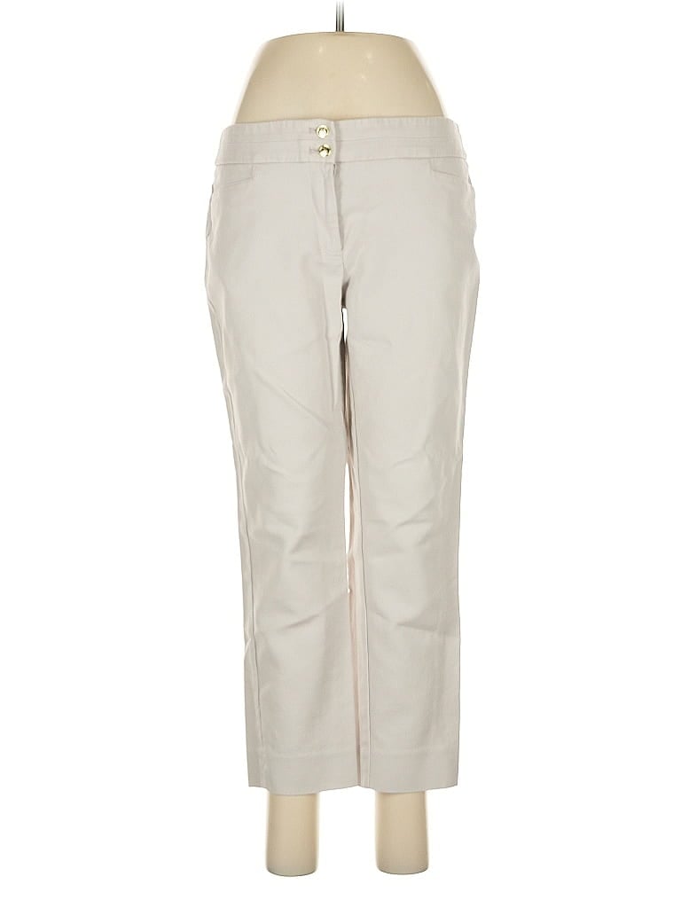 Pre-owned Anne Klein Casual Pants In White