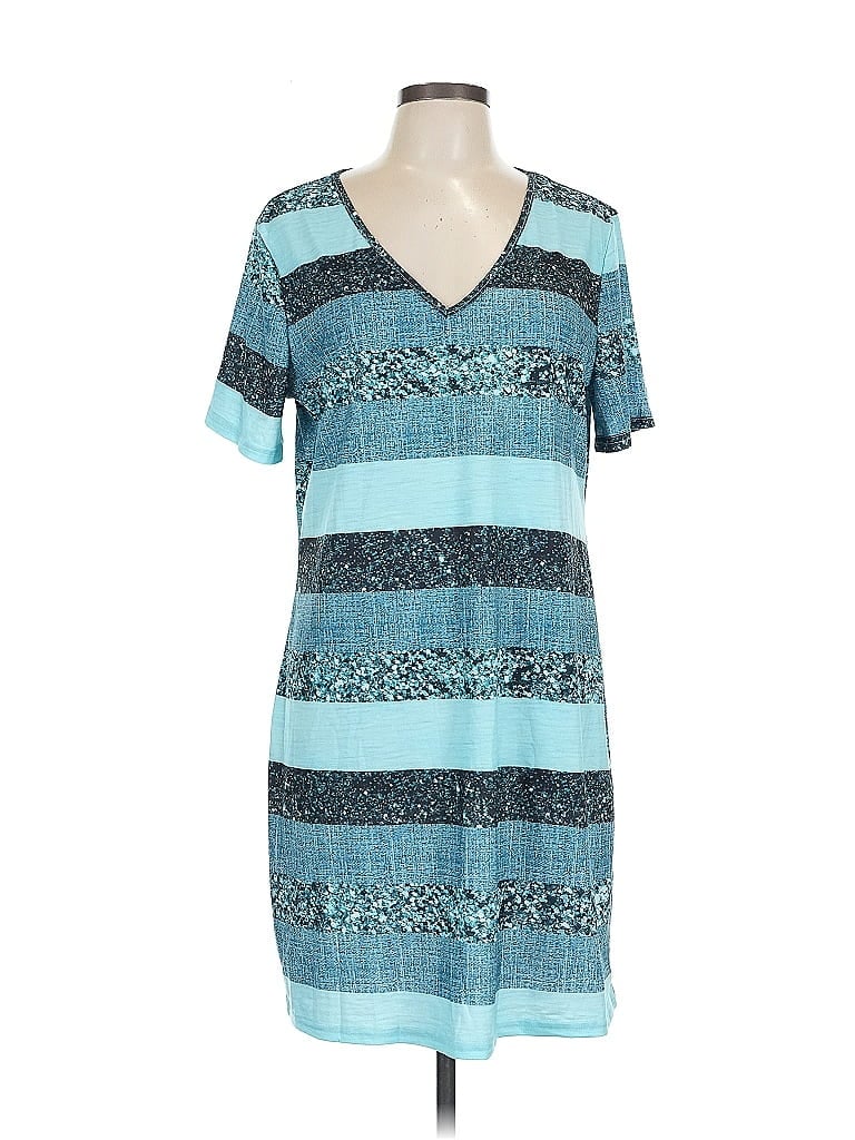 Pre-owned Shein Casual Dress In Blue