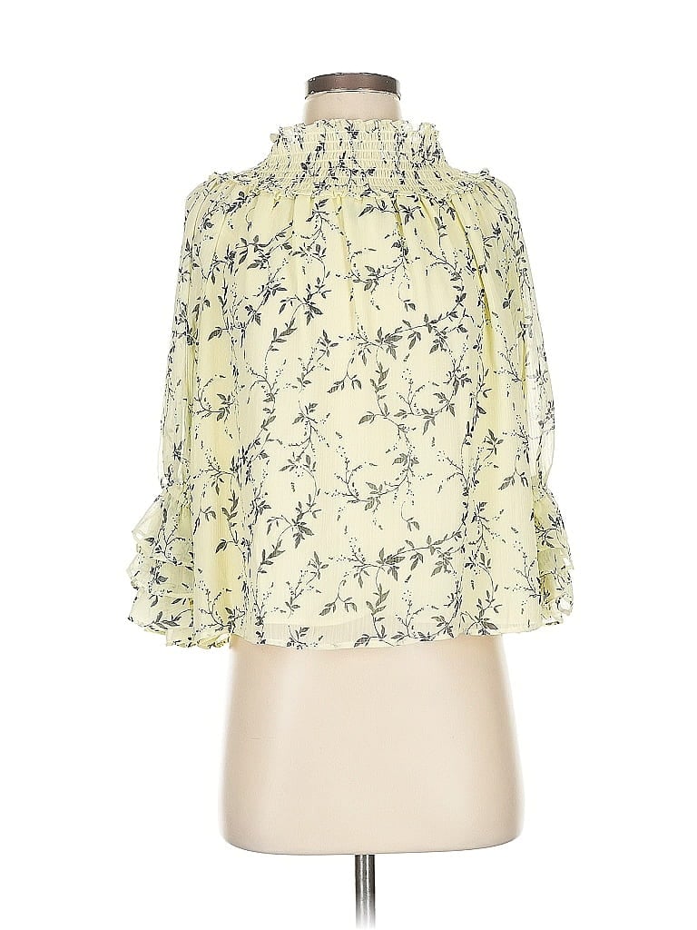 Cece 3/4 Sleeve Blouse In Green