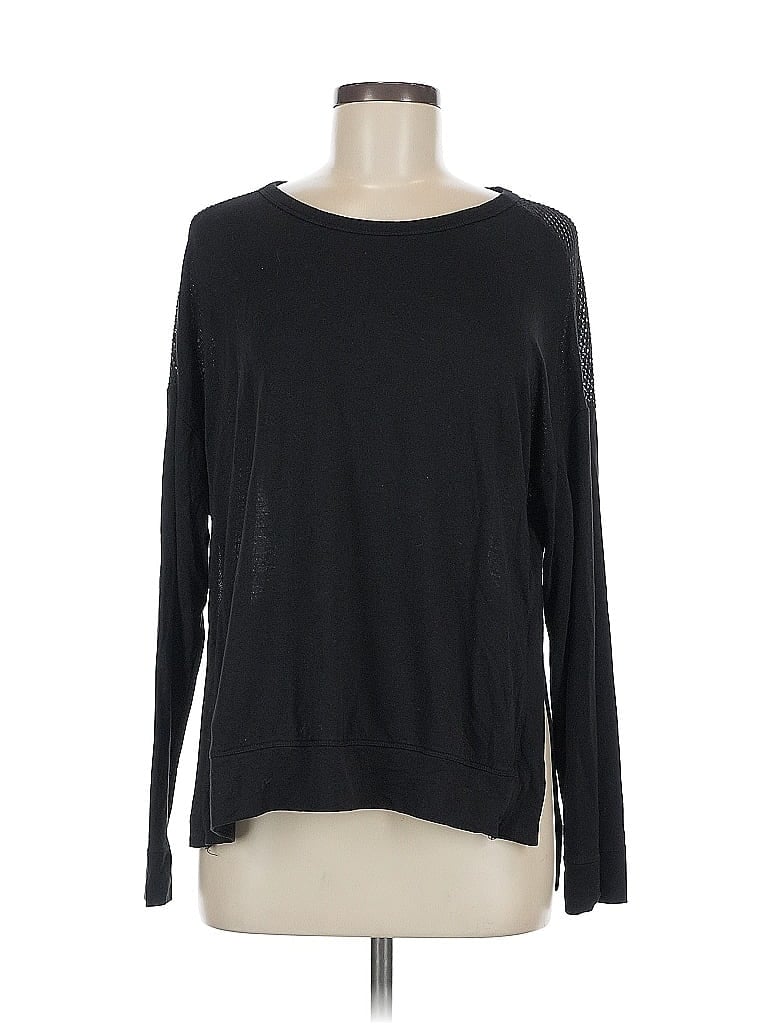 Pre-owned Avia Long Sleeve T-shirt In Black