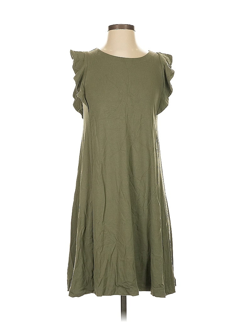 Pre-owned Ann Taylor Loft Outlet Casual Dress In Green