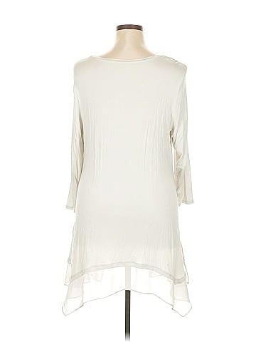 LOGO by Lori Goldstein 3/4 Sleeve Top (view 2)