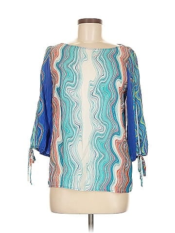 Trina Turk 3/4 Sleeve Silk Top (view 1)
