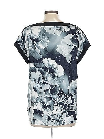 Marchesa Voyage Short Sleeve Silk Top (view 2)