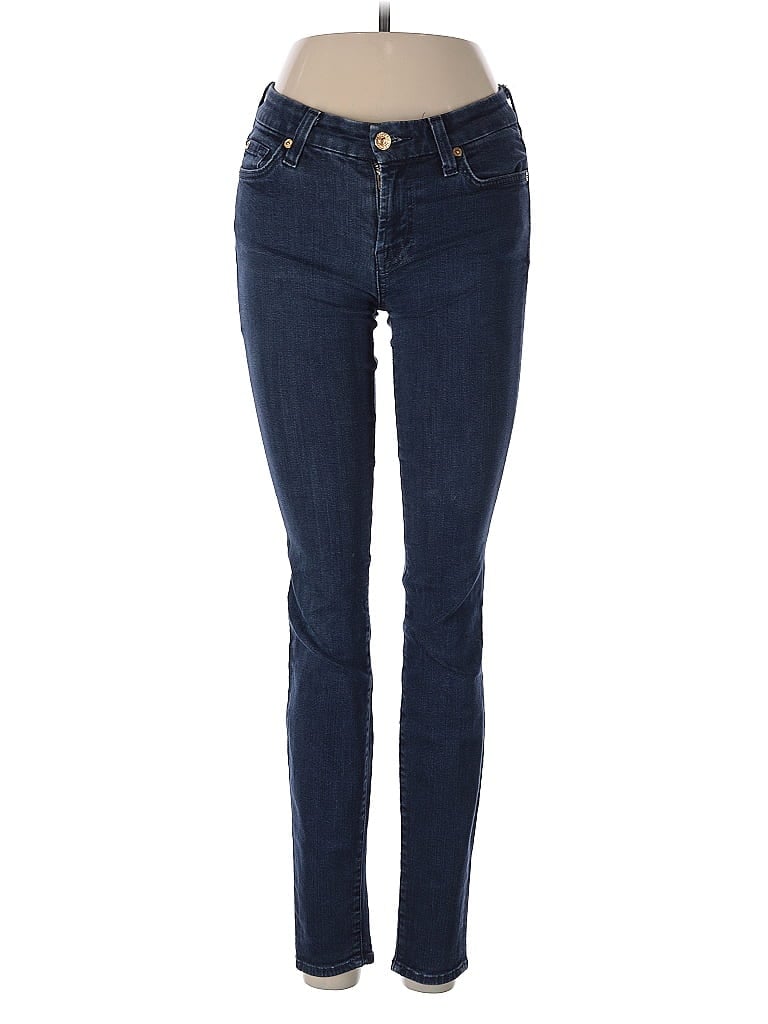 Pre-owned 7 For All Mankind Jeans In Blue