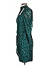 Black Halo Teal Cocktail Dress Size 4 - photo 4