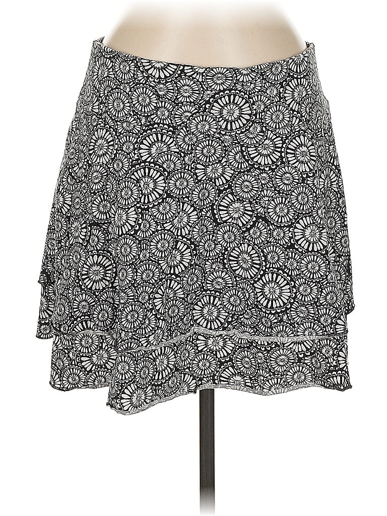 Pre-owned Ann Taylor Loft Casual Skirt In Gray