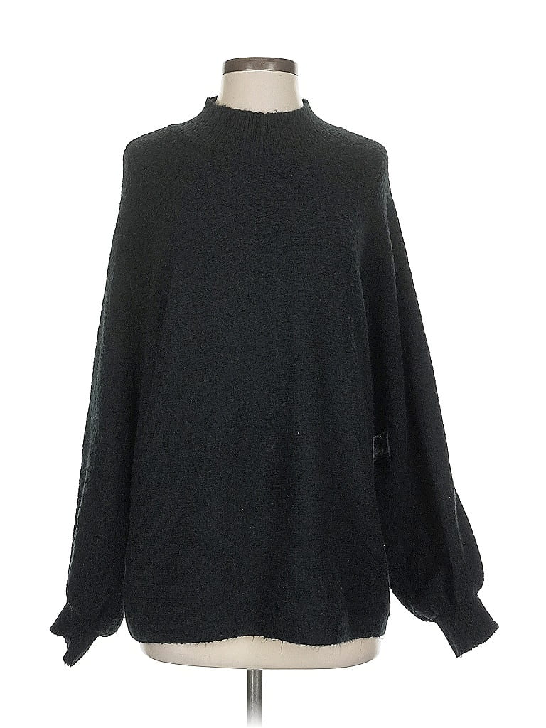 Pre-owned Lulus Turtleneck Sweater In Black
