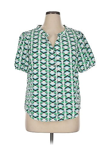 Adrienne Vittadini Short Sleeve Blouse (view 1)