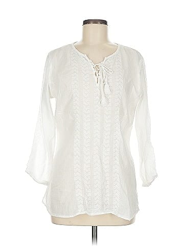 Lauren Jeans Co. 3/4 Sleeve Blouse (view 1)