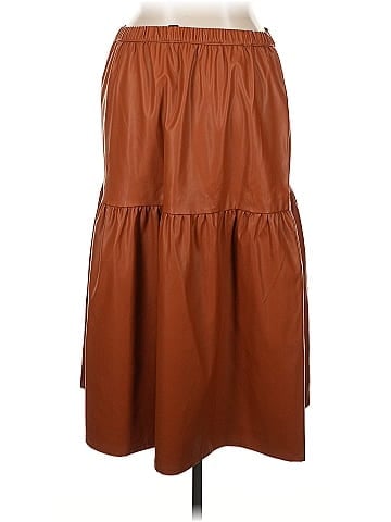 Who What Wear Faux Leather Skirt (view 2)