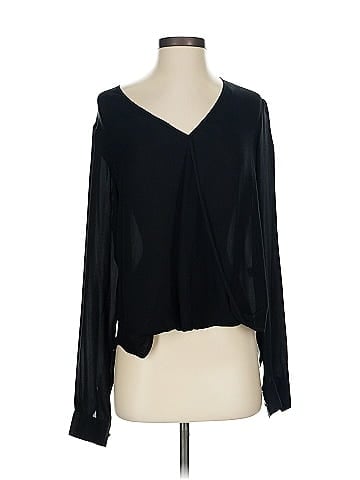 Otte Long Sleeve Silk Top (view 1)