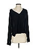 Otte 100% Silk Black Long Sleeve Silk Top Size P (petite) - photo 1