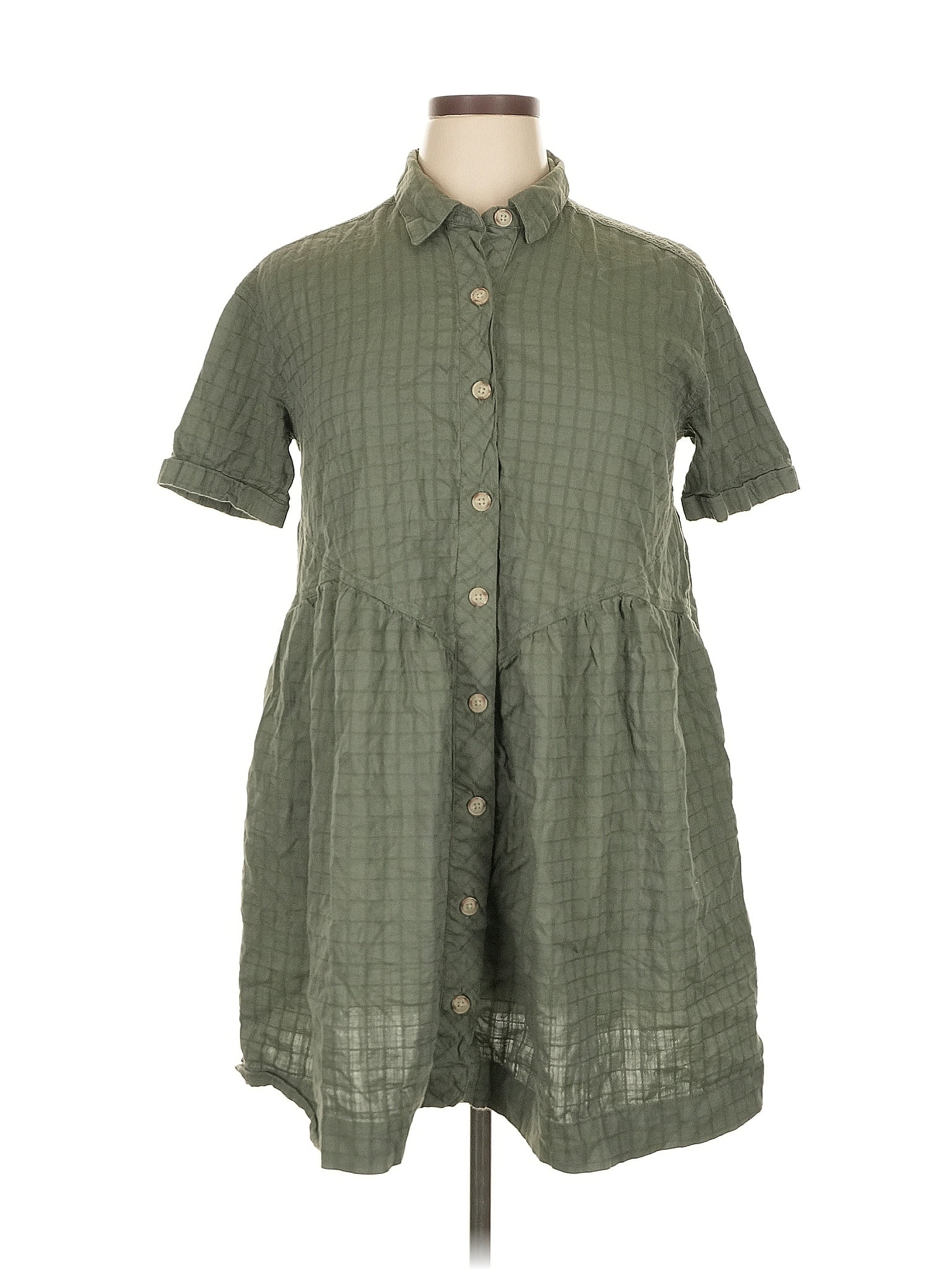 Terra &amp; Sky Green Casual Dress Size 0X